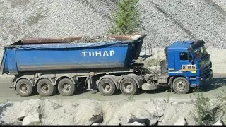 Седельный Тягач КАМАЗ-65116 полуприцеп самосвальный ТОНАР