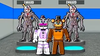 Playing as ENNARD in Fredbear's Mega Roleplay Roblox