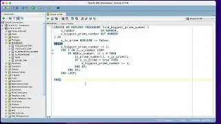 Find the Largest Prime Number from the Factors of a Number With PL-SQL