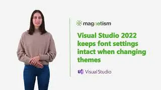 Keep your font settings intact when you change themes in Visual Studio 2022