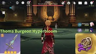 Lvl 90 Thoma Burgeon Hyperbloom? vs Lvl 90 Childe | Genshin Impact