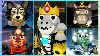 ACCURATE PIGGY RP: THE RETURN ALL UNINFECTED SKIN CONTEST SKINS JUMPSCARES!!!