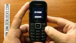 How To Unlock Samsung GT E1202 DUOS By Unlock Code From UnlockLocks COM