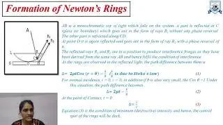 L -20 | Unit - 3 | Newtons Rings and Experimental Arrangement | Engineering Physics