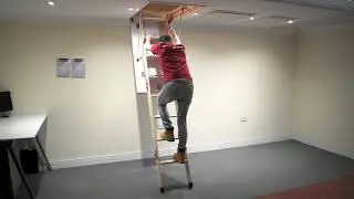 Grand Wooden Loft Ladder
