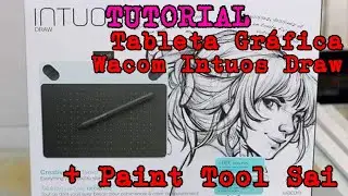 Como usar la Tableta Digital Wacom Intuos  Draw + Paint Tool Sai