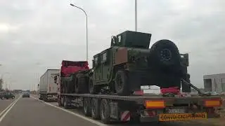 Żołnierze US Army na Podkarpaciu. Lotnisko Mielec.