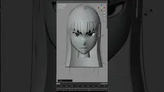 Satsuki from Kill La Kill modeled in Blender.
