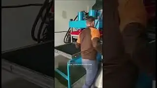 Пресс для производства плит из резиновой крошки