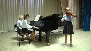 Спицына Екатерина (ф-но) и Юрина Лидия (скрипка)