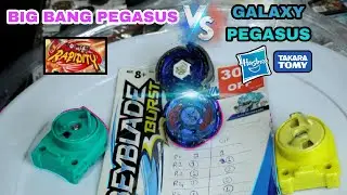 A battle between Big bang Pegasus vs Galaxy Pegasus Evolution battle Let's see who wins
