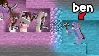 Minecraft Sunucusunda KIZLARA Karşı SAVAŞ BAŞLATTIM