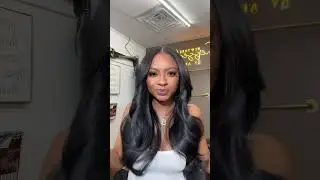 Quick weave leave out for the win 😍😍 #allovehair #quickweave #bundles #straighthair