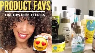 THE BEST CURLY HAIR PRODUCTS FOR FINE/LOW DENSITY CURLS