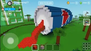 Lava Pepsi can - Block Craft 3d: Building Game