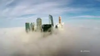 Москва Сити выше облаков