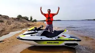 ЛЕТАЕМ НА ГИДРОЦИКЛЕ БРП 300 СИЛ SEA-DOO / Jet Ski