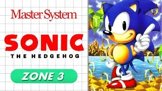 Jungle - Zone 3 - Sonic The Hedgehog 1 (Part 4/8) - Master System - 1080 60ps