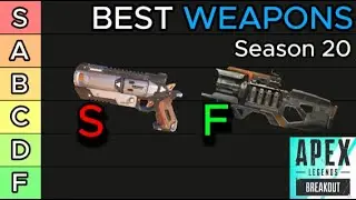 I ACCURATELY RANKED EVERY WEAPON IN APEX LEGENDS SEASON 20! (Tier List)