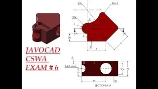 SOLIDWORKS CSWA EXAM QUESTION #6