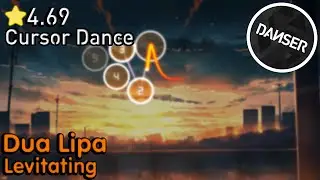 osu!cursordance | Dua Lipa - Levitating [Moonlight] | 4K1800 FPS
