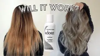 TRYING OUT: Adore 150 Platinum Hair Dye (WILL IT WORK??)