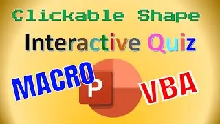 PowerPoint Macro Clickable Shape Button