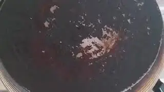 Чистим кастрюлю гранулами. Часть 1