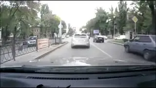 ДТП Пятигорск Проспект Калинина дама за рулем