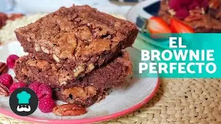 El mejor BROWNIE de CHOCOLATE del mundo 🍫❤️ ¡Receta Fácil y Rápida!