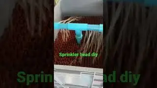 DIY Sprinkler head cooling tower