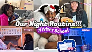 OUR REALISTIC NIGHT ROUTINE 🌙💤 - After School Edition ✨ (dinner workout self care school prep)