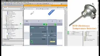 TIA Portal temperature measurement RTD (Resistance Temperature Detector)