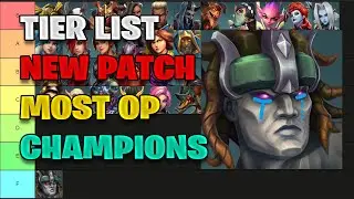 NEW TIER LIST For PATCH 7.5 Reality Warp - Paladins Champions Of The Realm