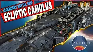 Starfield - Legendary Class M Ship The Ecliptic Battleship Camulus Breakdown