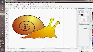 How to draw a Snail in Corel Draw (no comment)