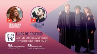 LIVE - Desenhando e conversando sobre Harry Potter