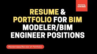 How to create BIM & Revit Portfolio | BIM Portfolio sample | Resume & Portfolio review | Hindi