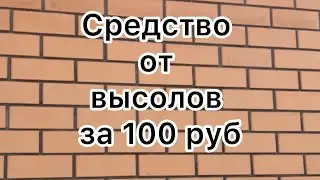 Бюджетное средство от высолов