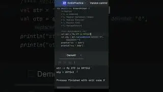 ReplaceBefore() method in kotlin | Ex: Split otp from sentence | #shorts #kotlin #beginners