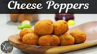 Cheese Poppers | Cheese Poppers Recipe | How to Make Cheese Poppers