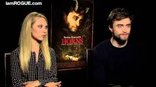 Daniel Radcliffe and Juno Temple Talk 'Horns'
