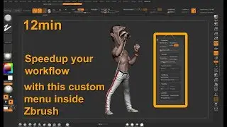 Speedup your workflow with Zbrush: Making a custom menu with most used stuff.