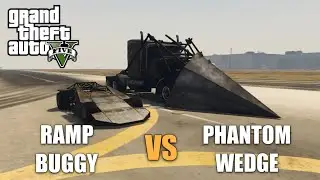 GTA 5 WHO CAN FLIP CARS ? | RAMP BUGGY VS PHANTOM WEDGE GTA5