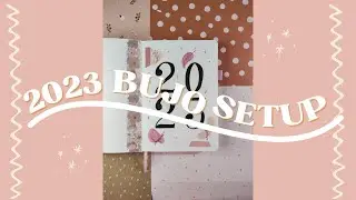 PLAN W/ ME | 2023 Bullet Journal Setup