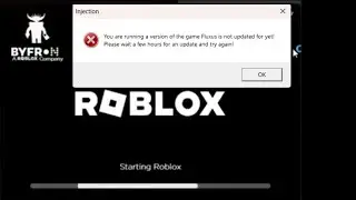 Fluxus Got Patched Again... | You Are Running A Version Of The Game Fluxus IS NOT UPDATED FOR YET!