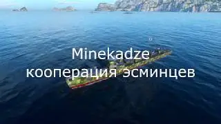 Minekadze с кооперация эсминцев