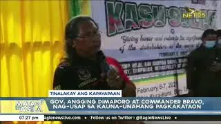 Governor Angging Dimaporo at Commander Bravo, nag-usap sa kauna-unahang pagkakataon