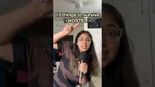 things to survive HOSTEL😭 