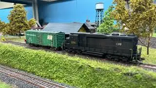 Train layout - Fake wall